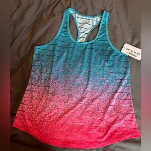 ZYIA Active tank top - Pink blue ombre Embers Havana Racerback
